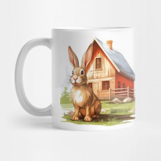 Farm Rabbit Mug